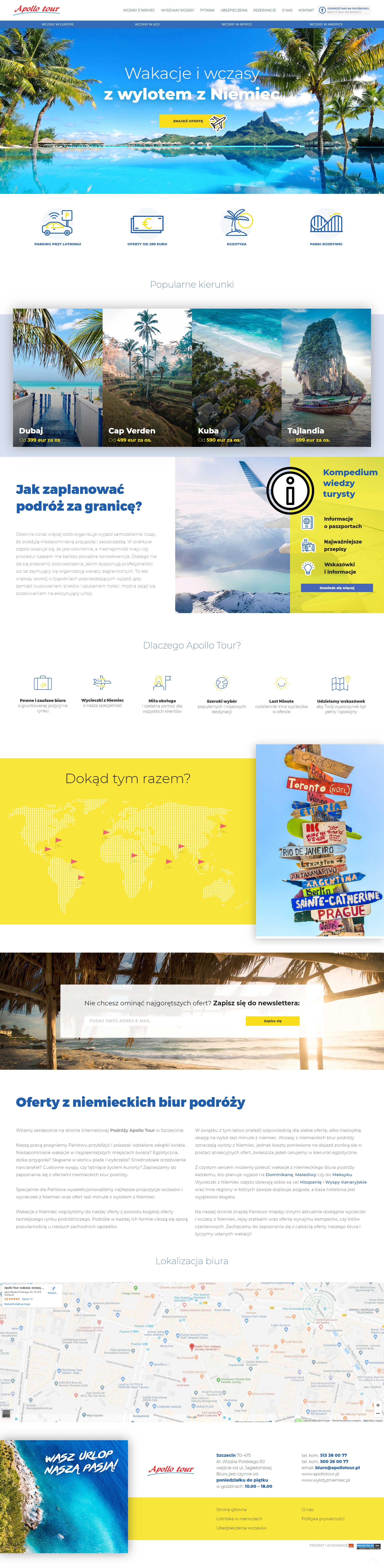 Strona dla Biura podróży